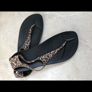 Cute Leopard Croc Sandals